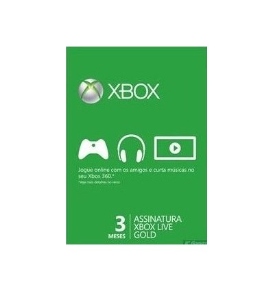 Xbox Live Gold - Assinatura 12 Meses