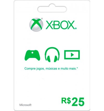 R$ 25 Xbox Gift Card